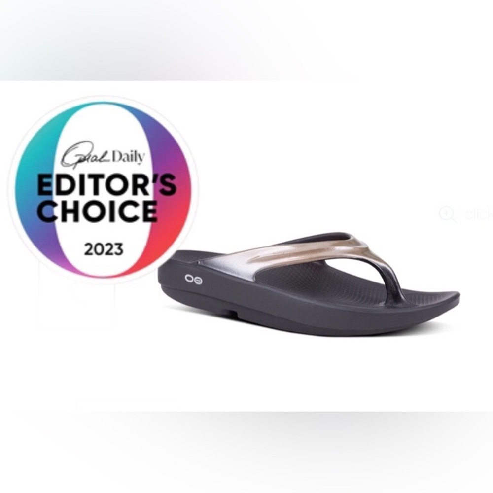 ⭐️⚡️OOFOS OOlala luxe sandals unisex size M8 W10 color is called latte